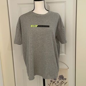Nike Athletics Vintage Grey Logo Tee Shirt